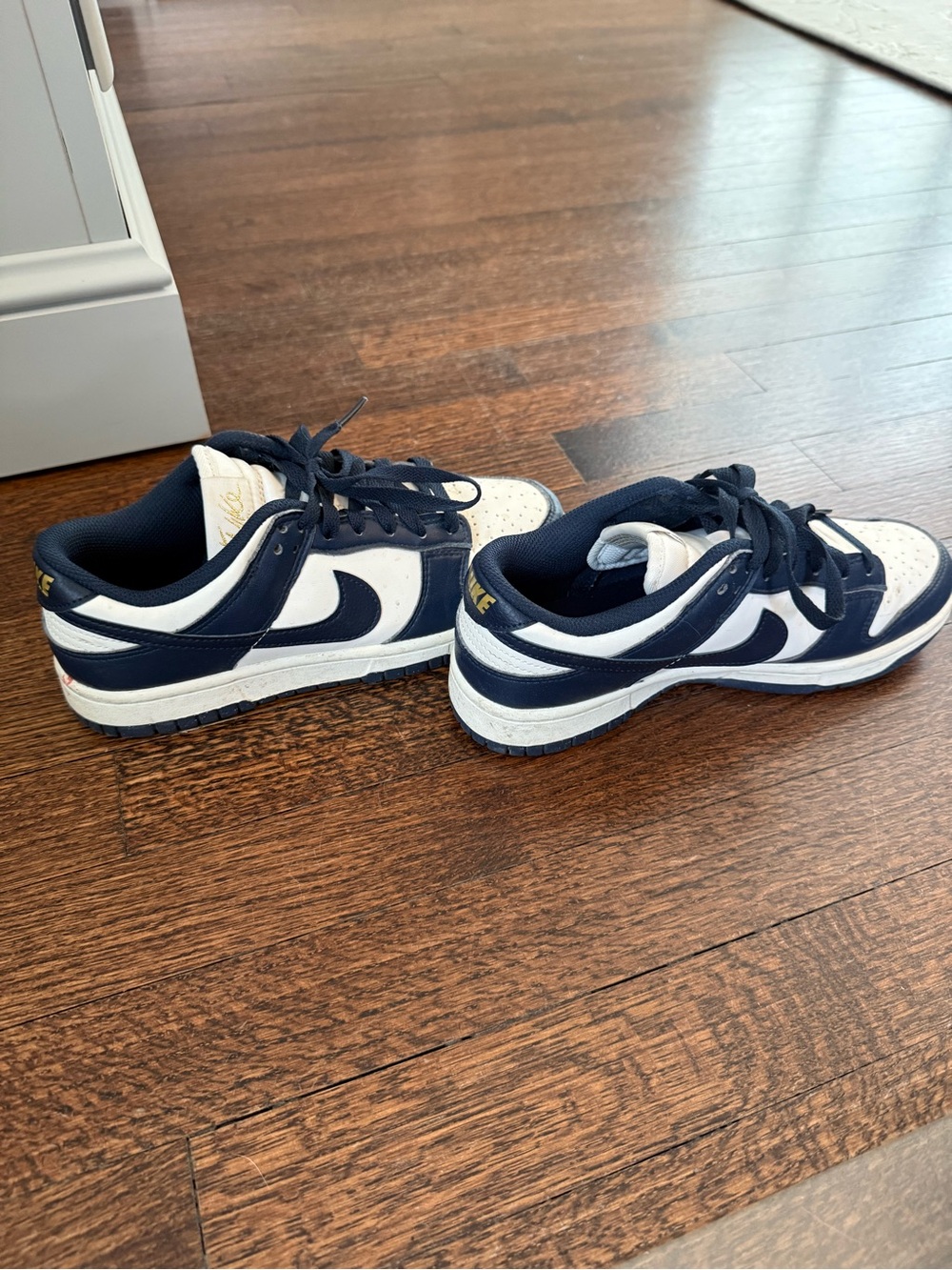 Nike Women's Low-Top Athletic Sneakers - Navy and White